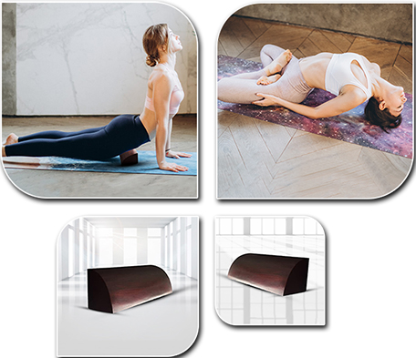 Quarter Round Wooden Block