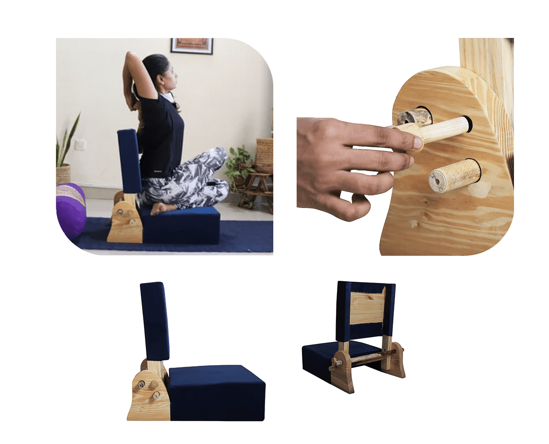 Grip Iyengar Meditation Chair to Grip yoga